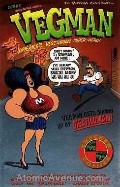 Vegman # 2 VF / NM; carte de benzi desenate Checker