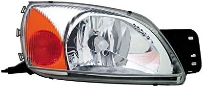faruri dreapta faruri laterale pasager ansamblu faruri proiector lumina fata lampa auto crom LHD faruri compatibile cu Ford Fiesta Mk5 courier 1999-2002 mazda 121 1999-2001 VP1268P
