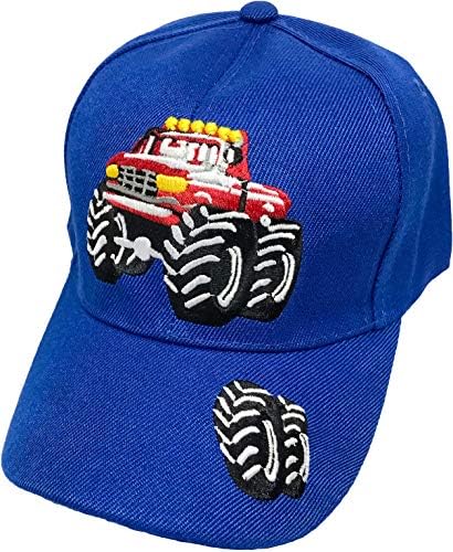 R & amp; M pălării pentru copii brodate Monster Truck Baseball Hat / Cap