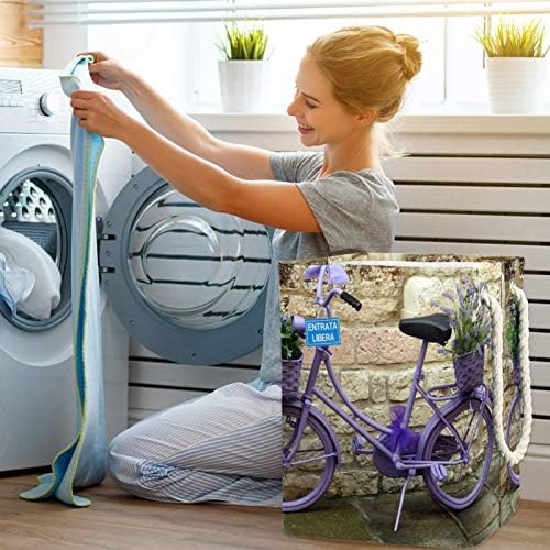 Deyya biciclete lavanda coșuri de rufe împiedică înalt Robust pliabil pentru copii adulți băieți adolescenți fete în dormitoare