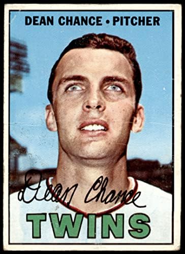 1967 Topps # 380 Dean Chance Minnesota Twins Cards Dean's 2 - Good Twins