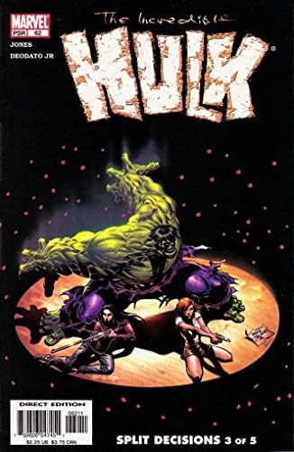 Incredible Hulk, VF #62; carte de benzi desenate Marvel / Bruce Jones