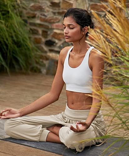 Dibaolong Womens Yoga Joggers de antrenament liber Pantaloni de transpirație Pantaloni confortabili cu buzunare