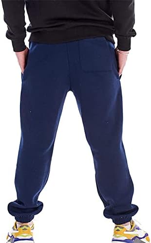 Pantaloni XIAXOGOOL pentru bărbați, pantaloni de trening pentru bărbați cu buzunare adânci pantaloni de alergare Casual de bază cordon talie elastică