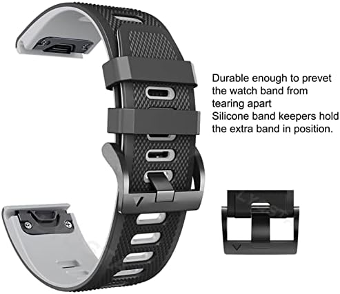 BEDCY Watchband pentru Garmin Fenix 7 7x 6 7X 3hr 935 bandă de silicon Enduro Fenix6 Fenix5 ceas EasyFit curea de mână 22 /