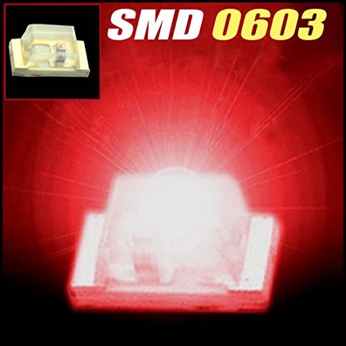 200buc Super luminos 0603 roșu SMD SMT led 0603 SMD / SMT roșu LED lumina