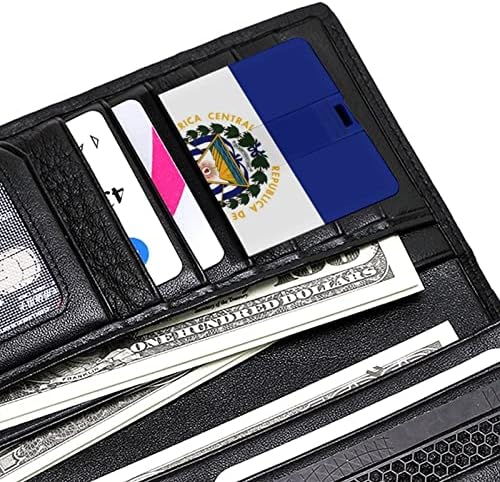 El Salvador Flag USB Flash Drive Card de credit personalizat Drive Drive Memory Stick USB Cadouri cheie