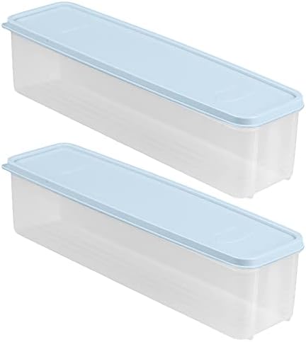 BLMIEDE Paste Container cutie de depozitare tăiței cutie de plastic sigilate frigider Vermicelli cereale cutie de depozitare cu capac 20 buc Container Set