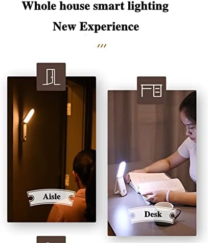 CTYDD senzor de mișcare lumina de noapte portabil reîncărcabilă Mini lampă de birou Dimmable noptieră Nightlight pentru dormitor lectură hol scara