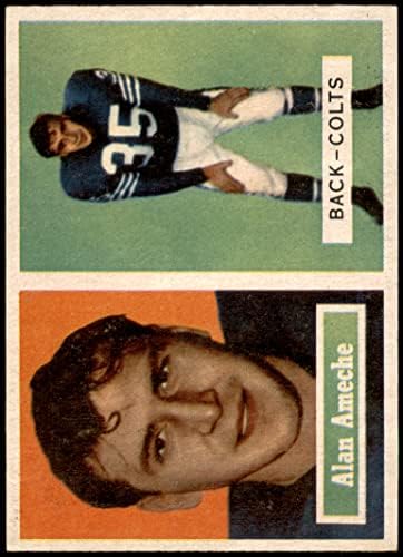 1957 Topps 53 Alan Ameche Baltimore Colts NM+ Colts Wisconsin