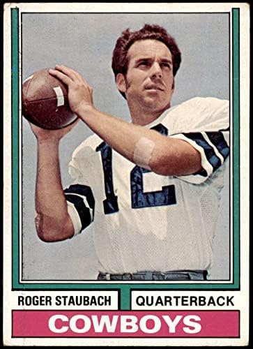 1974 Topps # 500 Roger Staubach Dallas Cowboys VG/Ex Cowboys Navy