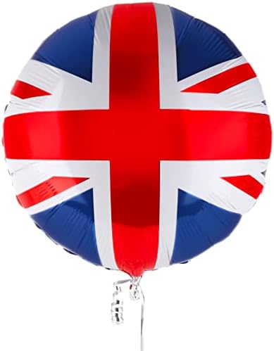 Toyland® 18 inch rotund Union Jack Foil Balloon - British Party Decorations