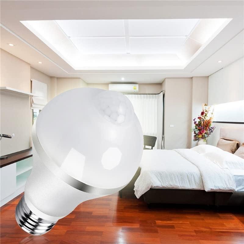 Luopan iluminat interior 20buc AC85-265V LED PIR senzor de mișcare lampă E27 E26 B22 bec Led 5W 7w 9W alb / alb cald Auto Smart