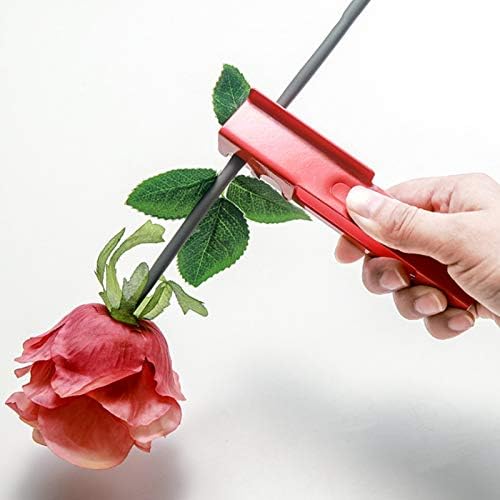 Ahandmaker Garden Kit de tăiere, 5 buc Rose Stripper Thorn Remover Tool cu forfecare florală din oțel inoxidabil, Plastic Remove Thorns Tool, mănuși de lucru rezistente la tăiere