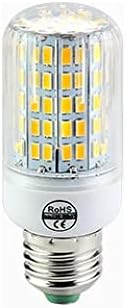 AGIPS wide voltage lights 1pack LED lampă de porumb SMD5730 mai strălucitoare decât 5736 E27 220V 110V bec Led Spot Luz Ampoule LED Light înlocuiți becurile incandescente de uz casnic 20-120W (Culoare: Alb, Dimensiune: 110V 10