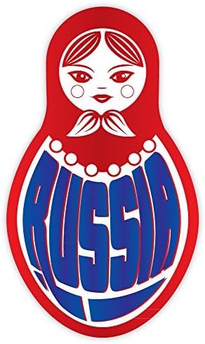 Russian Doll Russia Sticker Decal 3 x 5