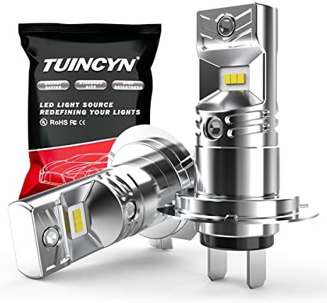 TUINCYN H7 LED bec de ceață super strălucitor 1600lm 6500K 80W lumină de zi de mare putere DRL înlocuire a luminii de zi cu CSP led Chip DC 12V-24V