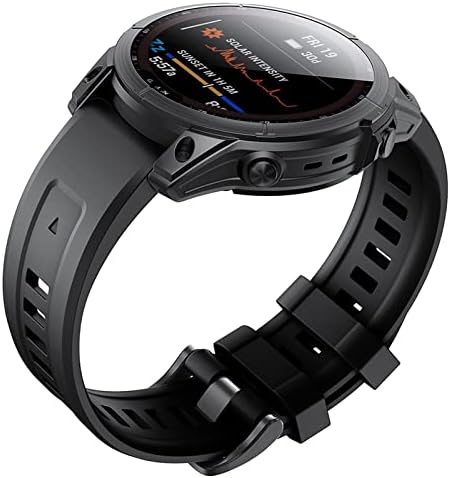Puryn Silicon cu versiune rapidă cu bandă de ceas pentru Garmin Instinct 2 Fenix ​​7 7x 6 6x Pro 5x SmartWatch 26 22 22 mm