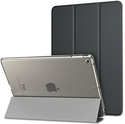 Moko Case Fit 2018/2017 iPad 9.7 Generarea a 6 -a/a 5 -a - Coperta suportară Slim Smart Smart Shell cu protector translucid