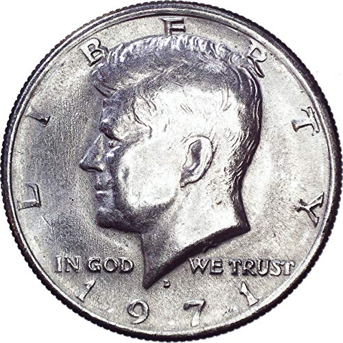 1971 D Kennedy jumătate de dolar 50c despre necirculat