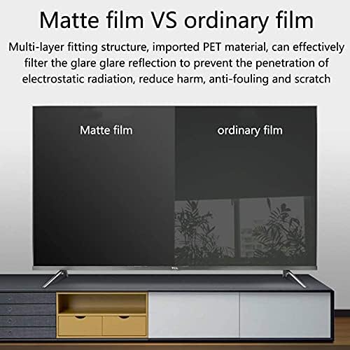 Kelunis pentru Sony LG LED TV Anti-Glare Anti Blue Screen Protector Film Ameliorați tulpina Eye Anti zgârieturi, 75