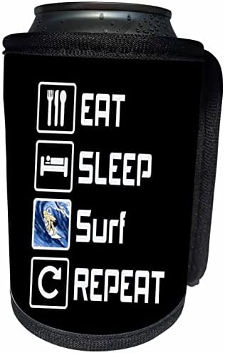3Drose semne de surf amuzante pentru a mânca Sleep Surf Repetă. - Poate o înveliș cu sticlă mai rece