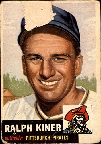 1953 Topps 191 Ralph Kiner Pittsburgh Pirates Pirates Authentic