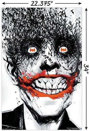 Tendințe International DC Comics - The Joker - Bats Wall Poster, 22.375 x 34, versiune neframată