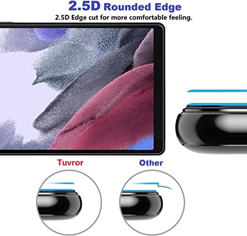 Protector de ecran cu 2 pachete Tuvror pentru Samsung Galaxy Tab A7lite 2021 8,7 inch, film de sticlă temperat premium.