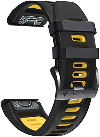 Bkuane Sport Silicon Smart Watchband pentru Garmin Fenix ​​7 7x 6x 6 Pro 5x 5 Plus 3HR Fit Easy Fit Rapid Rapid Rapid 26mm