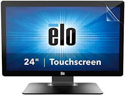 Film de protecție de ecran HD HD viu cel mai viu, compatibil cu ELO 2403LM 24 Monitor cu ecran tactil E124730 [Pachet de 2]