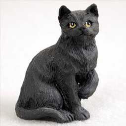 SHORTHAIR, BLACK TINY MINY Figurine de pisici