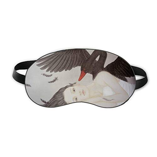 Frumusețe Swan Negru în stil chinezesc Acuate de somn Shield SHIELD SHIELD NOAPTĂ SĂRBĂRI BLOC
