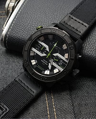 OLYTOP 22mm Benzi de ceas din nailon militar pentru Garmin Instinct/Instinct 2 Solar, Durabil Fabric Sport Sport Strap Suplacement