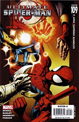 Ultimate Spider-Man 109 VF; Marvel carte de benzi desenate / luna Cavaler Shang-Chi
