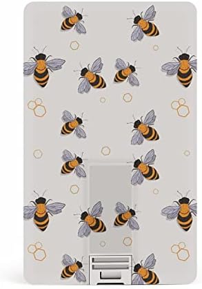 Card de credit cu albine amuzante de zbor un Drives Flash USB Cheie de memorie personalizată Cadouri corporative și cadouri