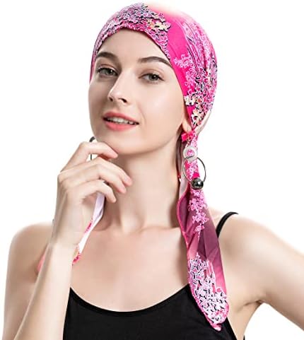 ZLYC Chemo Pălării pre legat cap eșarfă Headwraps ușor Turban beanie Cap pentru femei