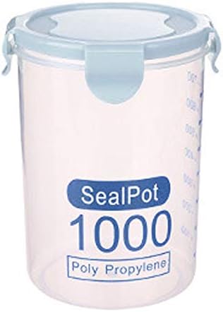 Dbylxmn frigider Organizator container de lapte depozitare transparentă cutie de Plastic sigilată borcan de bucătărie canistră
