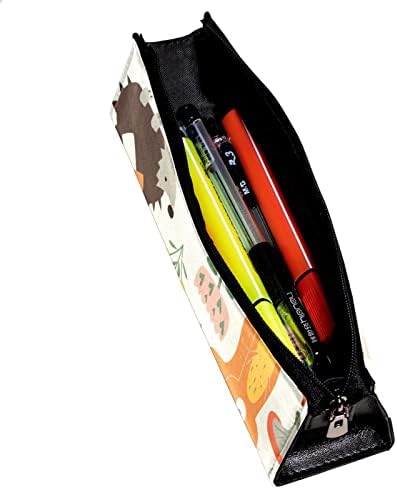 Carcasă de creion Guerotkr, pungă de creion, carcasă pentru stilou, pungă de stilou, pungă de creion mic, animale Model de