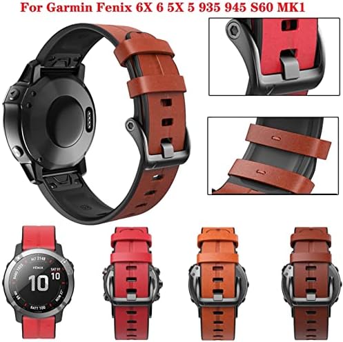 Bneguv 22m 26mm Quickfit Watch curea pentru Garmin Fenix ​​Fenxi 7 7x Band Înlocuiți Watch Bandband