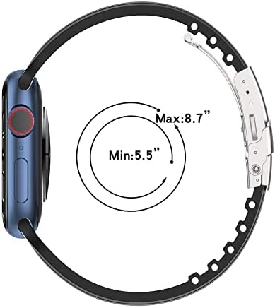 Pentru Apple Watch Ultra 49mm Elastic Sport Sport Band Band compatibil cu Apple Watch 42mm 44mm 45mm Elasticitate din oțel