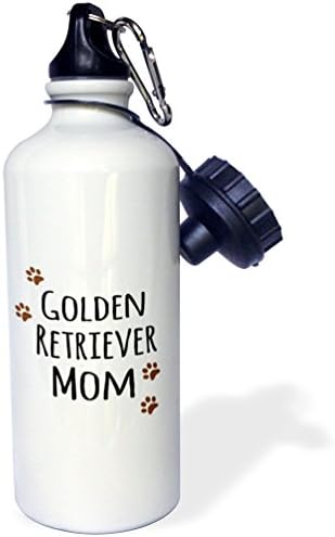 3DROSE Golden Retriever Dog Mom-Doggie de Breed-Brown Paw Prints-Doggy Lover-Proud Proprietar pentru animale de companie Love