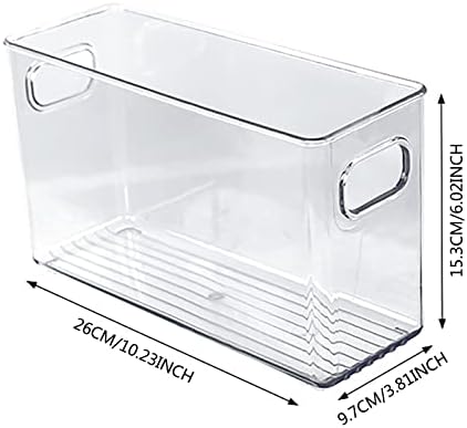 Cutie de containere pentru depozitare a alimentelor din plastic pentru bucătărie, cămară, frigider, frigider, blat, organizare