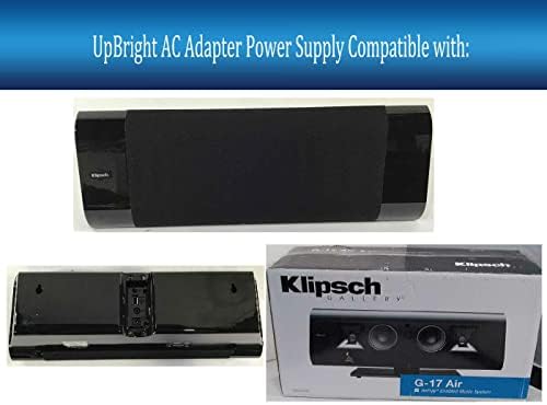 UPBRIGHT 27V Adaptor AC/DC Compatibil cu Klipsch Gallery G-17 AIR G17 G-17AIR Airplay Sonor Bar System Wireless Difuzor Soundbar