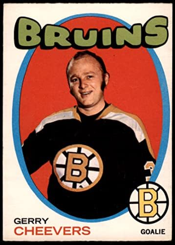 1971 O-Pee-Chee 54 Gerry Cheevers Boston Bruins Ex/Mt Bruins