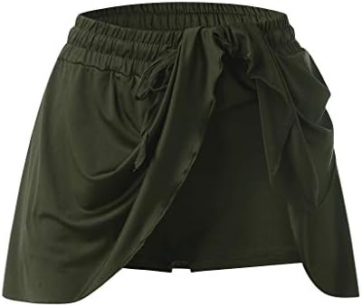 Fuste skorts pentru femei pantaloni scurți plisați cu talie înaltă 2 în 1 fuste de tenis de golf cu pantaloni scurți mini fustă atletică