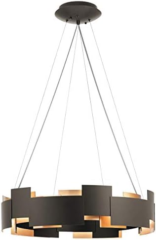 Kichler moderne 6.75 led candelabru / pandantiv din satin nichel