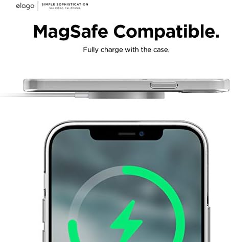 Elago Clear Case Compatibil cu iPhone 12 Mini Case 5.4 inch, Carcasă rezistentă la șoc, rezistent la zgârieturi, flexibile, protecție pe ecran și cameră, carcasă de protecție rezistentă la șocuri