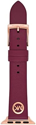 Banda de ceasuri interschimbabile Michael Kors compatibile cu benzile dvs. Apple Watch sau silicon de 38mm/40mm/41mm pentru Apple Watch- piele sau silicon pentru Apple Watch Series 8/7/6/5/4/3/2/1/SE