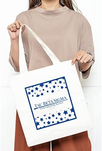 Geantă de cumpărături Tau Beta Sigma, geantă reutilizabilă pentru cumpărături pentru cumpărături alimentare, geantă de pe piață,